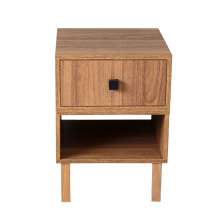 Mesa de Cabeceira Cubo 40x56x40 Freijó c/ 1 Gaveta