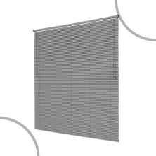 Persiana Cortina Horizontal Pvc 1,20x1,30m Off Evolux Diversas Cores - Chumbo