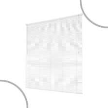 Persiana Horizontal De Pvc- Off 0,80x1,30m Evolux - Branco