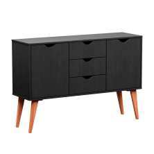 Cômoda Ipanema 4 GV Preta 90 cm