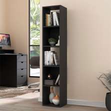 Estante para Escritório Torre Preta 150 cm