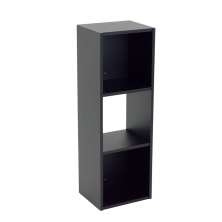 Estante para Escritório Torre Preta 90 cm