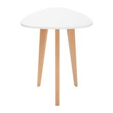 Mesa Lateral Triangular Munique Branca (63x62)
