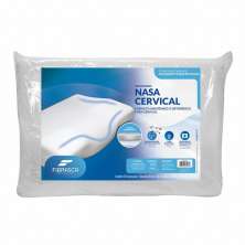 Travesseiro Nasa Cervical Branco - Fibrasca