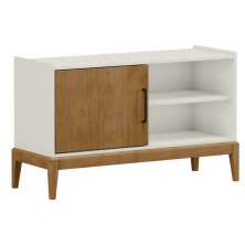 Rack 1 Porta de Correr 108cm Milão Finestra Móveis