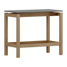 Mesa Lateral Barcelona - Oak e Ferrolack