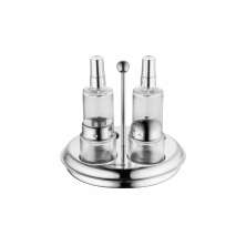 GALHETEIRO SPRAY 100 ML 5 PÇS FORMA INOX 802218 AZEITE VINAGRE PALITEIRO SALEIRO 