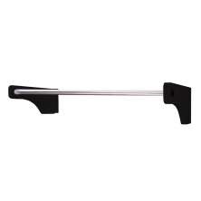 Cabideiro De Parede 80 cm Arara Camiseiro Calceiro Preto Laca