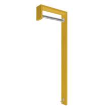 Cabideiro de Parede "J" Arara Camiseiro Porta Bolsas Amarelo Laca
