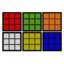 Conjunto Jogo Porta Copos com 6 unidades (2 em 1) com Imã - Colorido