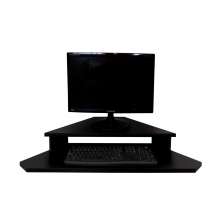 Mesa para Computador Monitor de Canto Suspenso Preto