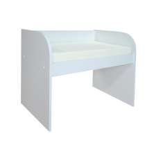 Mini Berço Moisés Acoplado para Lateral de Cama com Colchão Branco