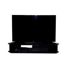 Rack Suspenso para TV de até 43” Aparador Bancada Estante de Canto Preto