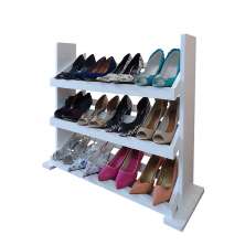 Sapateira de Piso para Closets e Quartos 12 Pares Sapatos - Branco Laca
