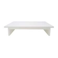 Suporte de Mesa Giratório 360° com Nicho para TV - Branco