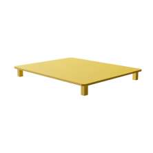 Tampa para Cooktop 5 Bocas 78,5 x 46 cm Suggar Madeira MDF Laqueado Amarelo