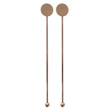 Conjunto com 2 Misturadores para Drink Bolinha Cobre