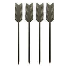Conjunto com 4 Peças para Aperitivo Flecha Preto