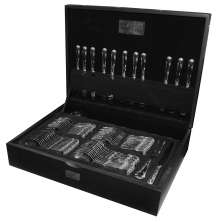 Estojo para Faqueiro 130 Peças Keep Preto