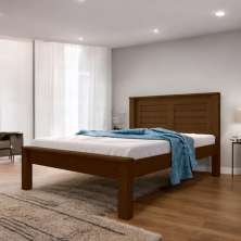 Cama Casal Confortável e Moderna Milena Malbec