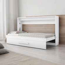 Cama Dobrável Solteiro Branco Com Colchão Framar