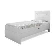 Cama Solteiro Larissa Branco Com Colchão Framar