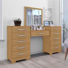 Conjunto Para Quarto De Cômodas E Penteadeira Pétala Naturalle