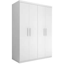 Roupeiro Casal Flórida Quatro Portas Branco