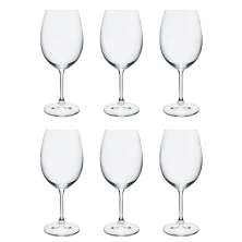 Conjunto de Taças para Água Bohemia 6 Unidades I Incolor 580 ml