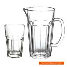 Conjunto para Refresco com 7 Peças Dynasty Incolor 1,2L