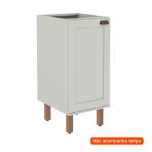 Balcão de Cozinha Iluminata 1 Porta Mint 40 cm