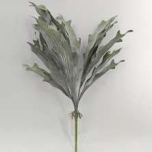 Buquê Decorativo Folhas X6 Verde Outono 42cm