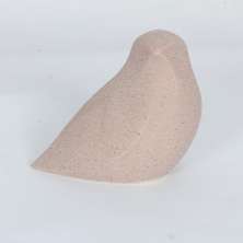 Escultura Decorariva Pássaro Areia 15cm