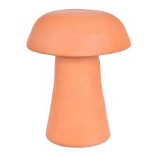 Escultura Decorativa Cogumelo Slim G Terracota