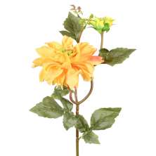 Haste Decorativa Dalia do Campo X3 Amarelo