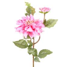 Haste Decorativa Dalia do Campo X3 Rosa