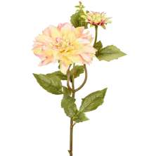 Haste Decorativa Dalia do Campo X3 Rosa Creme