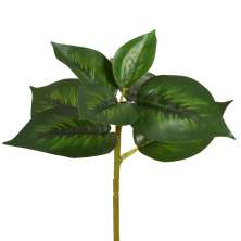 Haste Decorativa Folhas Real Toque X8 Melancia