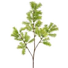 Haste Decorativa de Folhas Coral X3 Verde