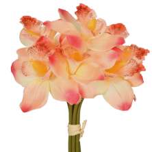 Ramalhete Decorativo Cymbidium Salmão