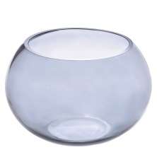 Vaso Decorativo Aquário Grafite 18 cm