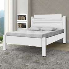 Cama Casal Paris  Branco - Gabrielli