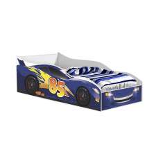 Cama Quarto Infantil Carro Azul