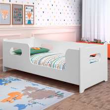 Cama Solteiro Ravena Branca