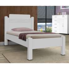 Cama de Solteiro Ryan Branco