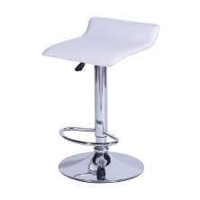 Banqueta Bar Cozinha 38,5x64cm Couro Ecológico Branco