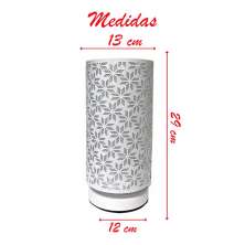 Abajur Luminária Branca De Mesa 29cm Bivolt 110/220v
