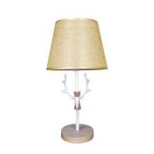 Abajur Luminária Dourada De Mesa 43cm Bivolt 110/220v