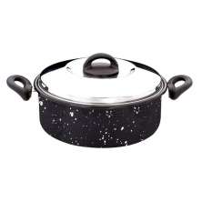 Caçarola Esmaltada 26cm com Tampa em Inox 