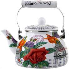 Chaleira Premium Aço Esmaltada Retrô Vintage 2,5L Big Ben
